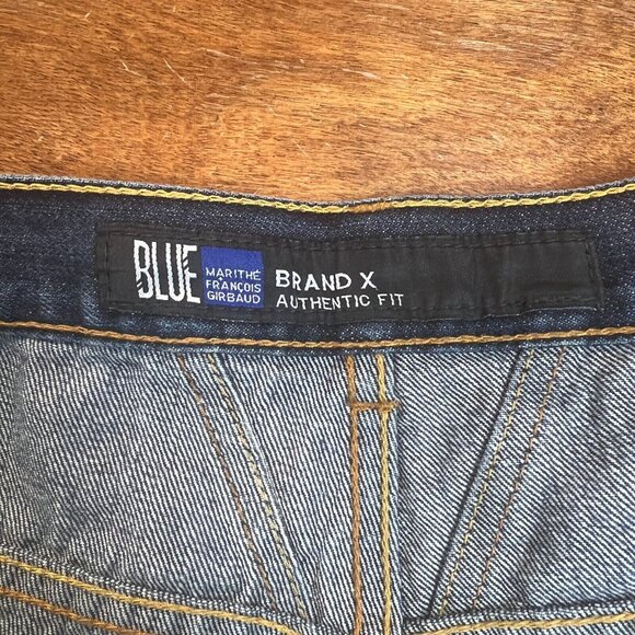 Marithe Francois Girbaud Jeans Men 44x29.5 Blue Brand X Loose Baggy Y2K Vintage - Picture 8 of 16